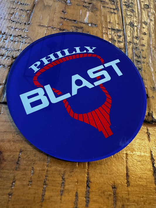 Philly Blast Laser Cut Acrylic Car Decal