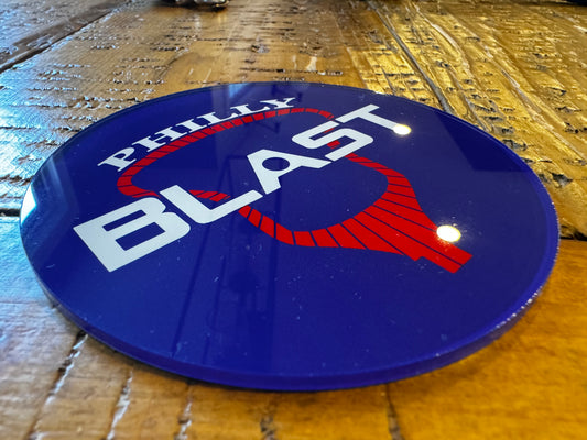 Philly Blast Laser Cut Acrylic Car Decal