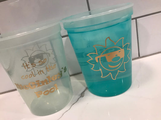 Custom Printed 16oz Color Changing Stadium Cups Bulk